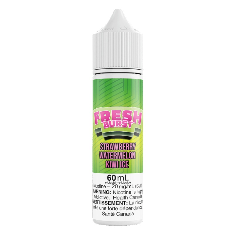STRAWBERRY WATERMELON KIWI ICE  – FRESH BURST SALT 60ML [AB]