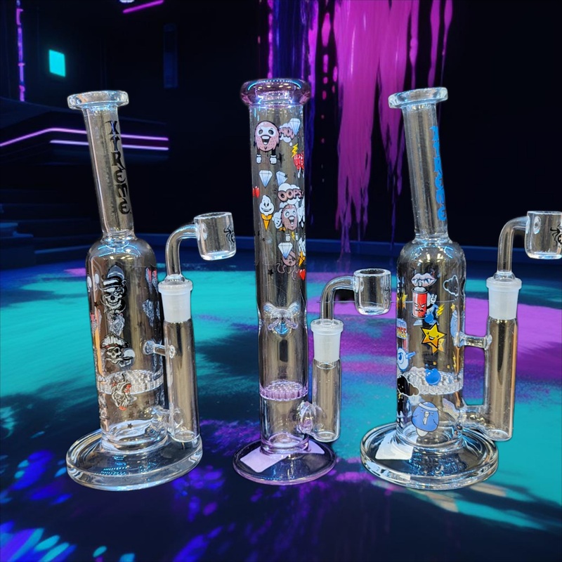 Xtreme Honeycomb Dab Rigs|Tribal|Pop Art|Purple Pop Art
