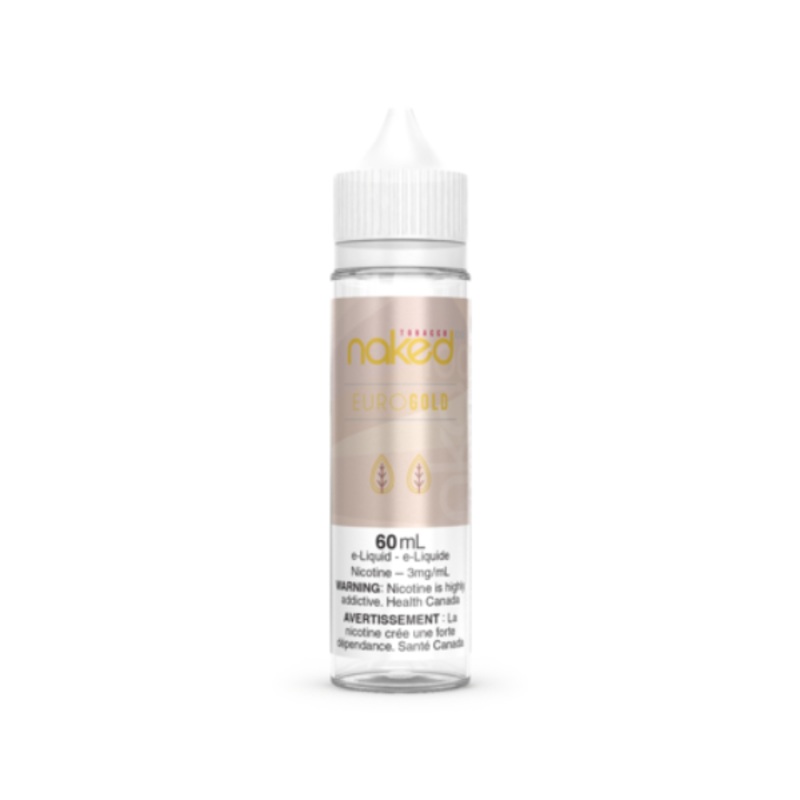 Naked 100 Euro Gold (60ML)|3mg|6mg|12mg
