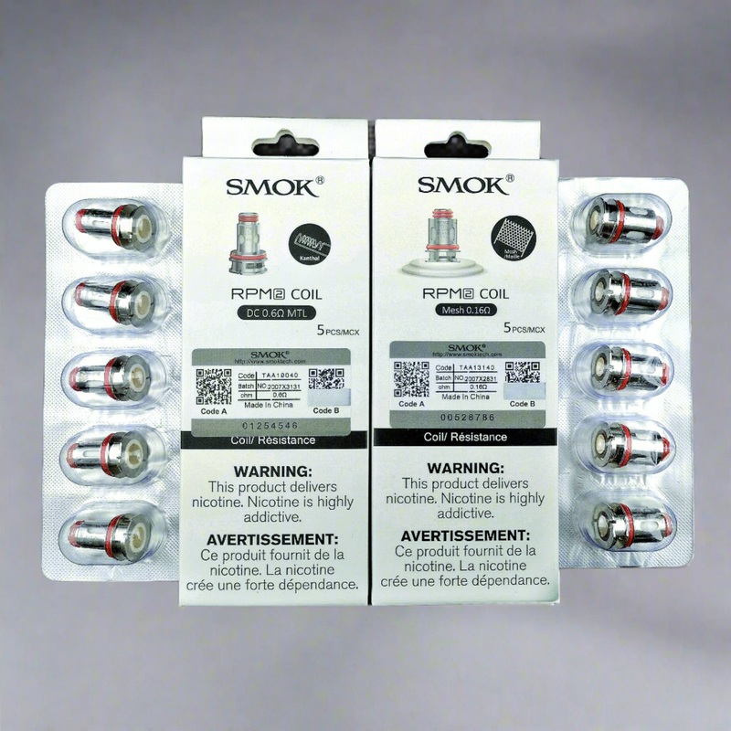 SMOK RPM 2 Replacement Coils|Mesh 0.16ohm|DC 0.6ohm MTL