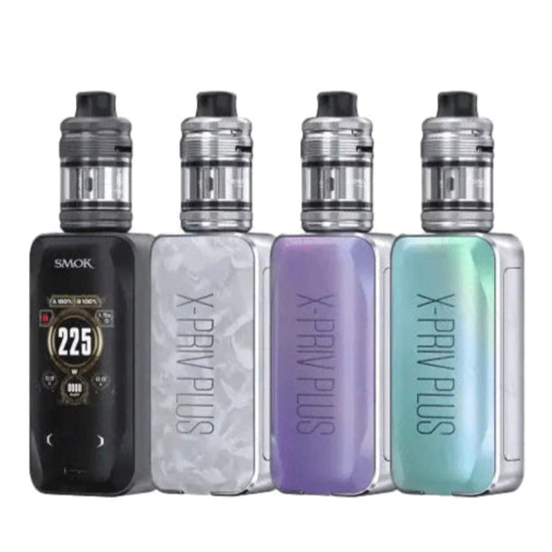 SMOK X-PRIV PLUS STARTER KIT|Black|Black Shell|White Shell|Purple