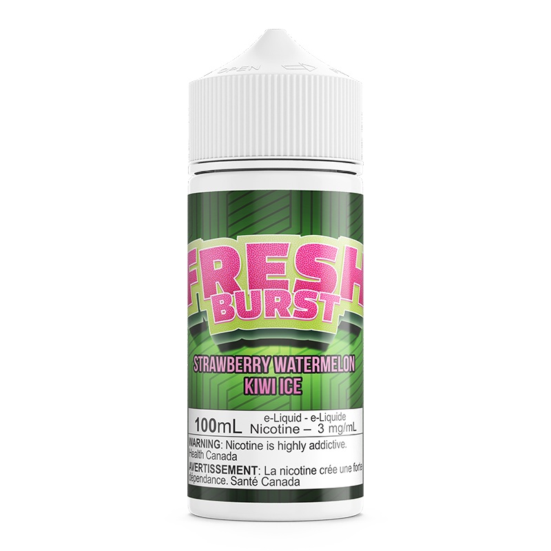STRAWBERRY WATERMELON KIWI ICE – FRESH BURST 100ML [AB]