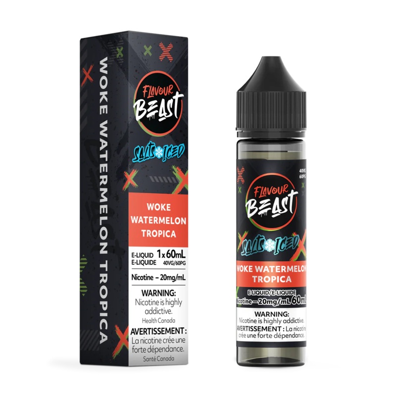 WOKE WATERMELON TROPICA – FLAVOUR BEAST SALT 60ML [AB]