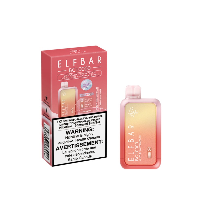 ELF Bar BC10K 18ml Disposable|Blueberry Cloudz|Chilled Classic Red|Cherry Watermelon|Grape Ice|Peach Ice|Peach Mango|Sakura Grape|Strawberry Ice|Strawberry Banana|Watermelon Ice|Kiwi Guava Ice|Miami Mint|Grape Cherry