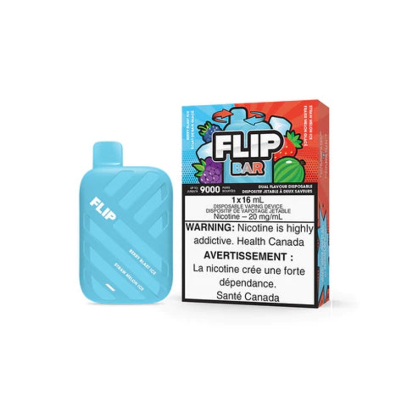 Flip Bar Disposable|Berry Blast Ice + Straw Melon Ice|Berry Colada Ice + Kiberry Ice|Grape Punch Ice + Berry Blast Ice|Passion Punch Ice + Razz Nana Ice|Razz Nana Ice + Grape Punch Ice|Straw Mango Ice + Tropical Ice|Straw Melon Ice + Straw Mango Ice|Tropi
