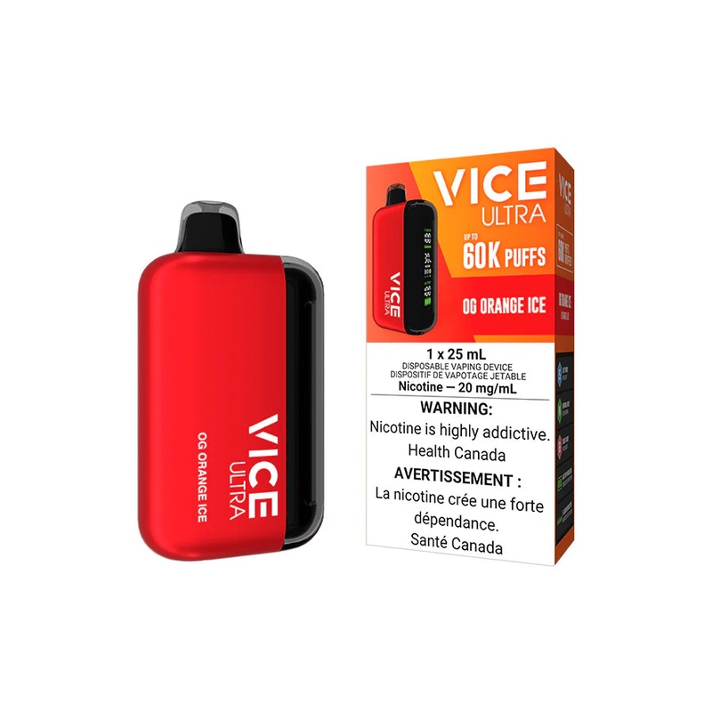 Vice ULTRA Disposable|BANANA BEAST ICE|BANGIN’ BURST ICE|BLUE LAGOON ICE|BLUEBERRY MINT MADNESS|COCO RAZZ ICE|FROSTY PEACH MELON|GOATED GREEN APPLE ICE|ICE BLAST|ICE CAPPIN’|KIBERRY KILLA ICE|LITTY SPRITZ ICE|LUXE CUBANO|MANGO DEW ICE|MANGO FLOW ICE|OG OR