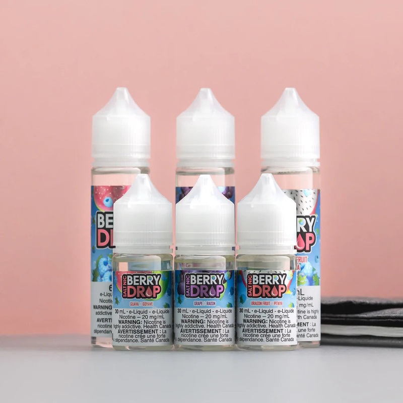 Berry Drop- 60ml|Banana|Cactus|Dragon Fruit|Grape|Guava|Lime|Peach|Pomegranate|Raspberry|Red Apple|Strawberry|Watermelon|0mg|3mg|6mg|12mg|Federal|Provincial