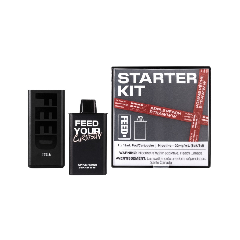 FEED Starter Kit|Apple Peach Strawww|Baddie Blueberries|Berries in the Six|Briskey Classic Red|Frosted Strawberries|Groovy Grape|Kiwi Passionfruit Guava|Northern Blue Razz|Poppin’ StrawKiwi|Watermelon Mango Tango|Federal