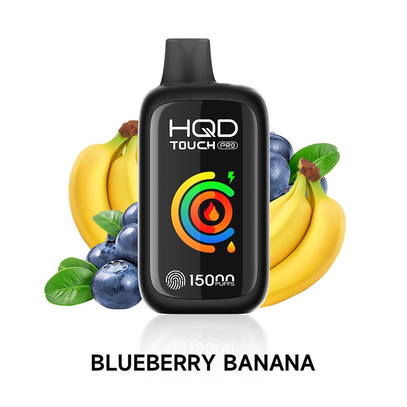 HQD Touch Pro 15K Disposable|Blueberry Banana|Peach Ice|Watermelon Ice|Federal