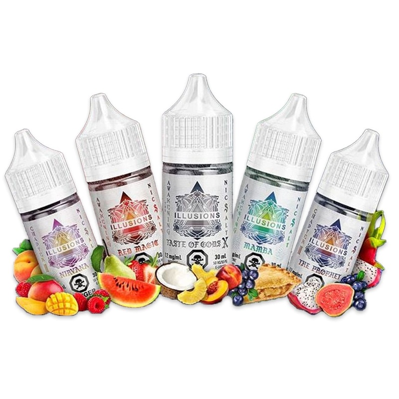 Illusions E-liquid – 30mL SALTS