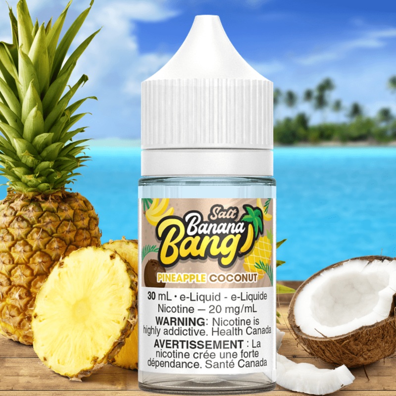 Pineapple Coconut Salt by Banana Bang E-Liquid