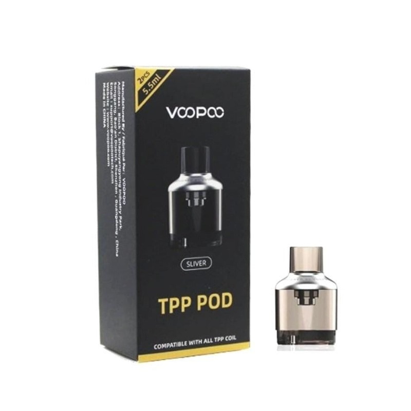 VooPoo Replacement TPP Pods|D1-Mesh 0.15|D2-Mesh 0.2|D3-Mesh 0.15|D4-Mesh 0.3