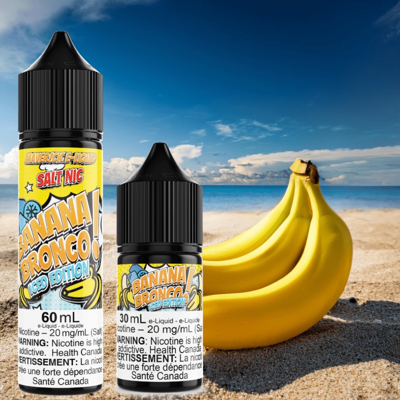 Banana Bronco Iced Salt by Maverick E-Liquid