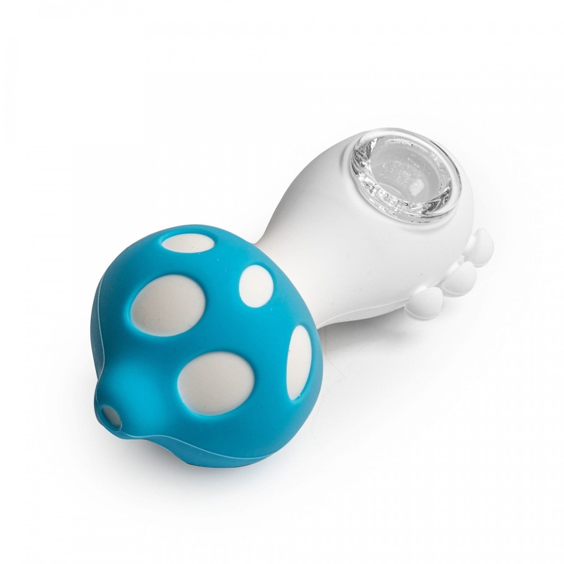 LIT Silicone Mushroom 4.5 Hand Pipe