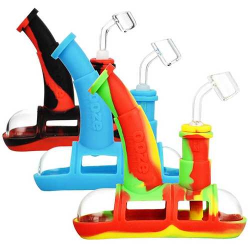 OOZE Silicone & Glass Steamboat Bubbler