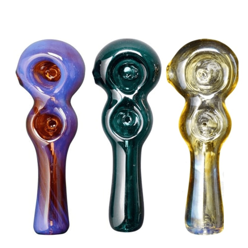 Red Eye Glass Twice Baked 4.5 Hand Pipe