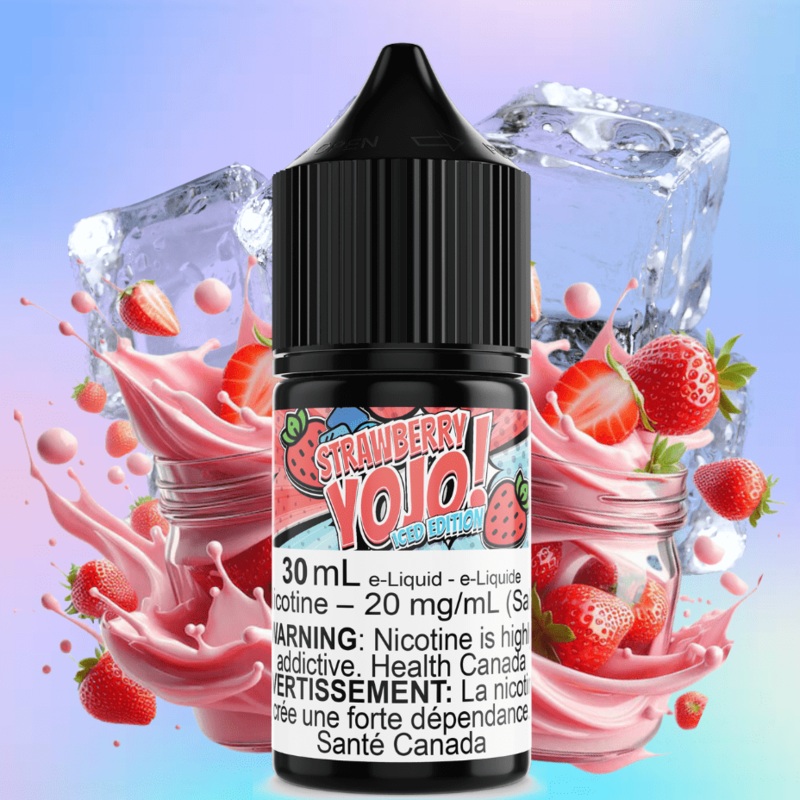 Strawberry Yojo Iced Salt by Maverick E-Liquid