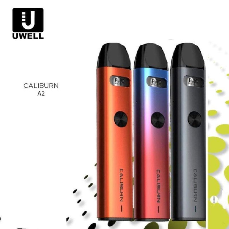 Uwell Caliburn A2 Pod Kit|Black|Blue|Green|Grey|Iris Purple|Orange