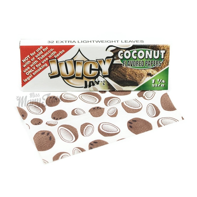 Juicy Jay Coconut Flavored Rolling Papers 1 1/4