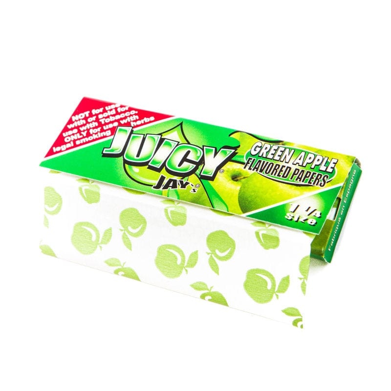 Juicy Jay’s Green Apple Flavoured Rolling Papers 1 1/4