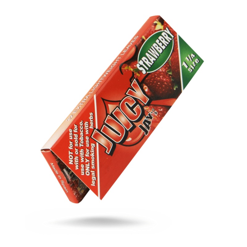 Juicy Jay’s Strawberry Flavoured Rolling Papers 1 1/4