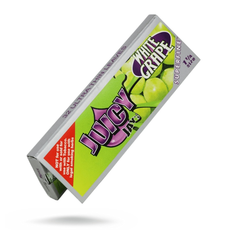 Juicy Jay’s Super Fine White Grape Flavoured Rolling Papers 1 1/4
