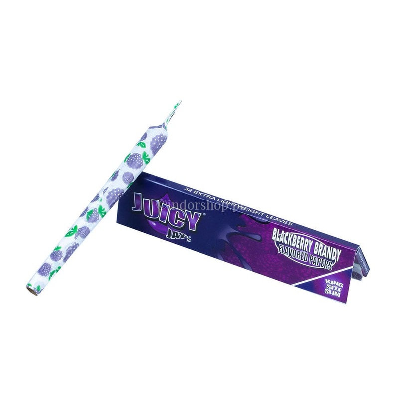 Juicy Jays Blackberry Brandy Flavored Rolling Papers 1 1/4