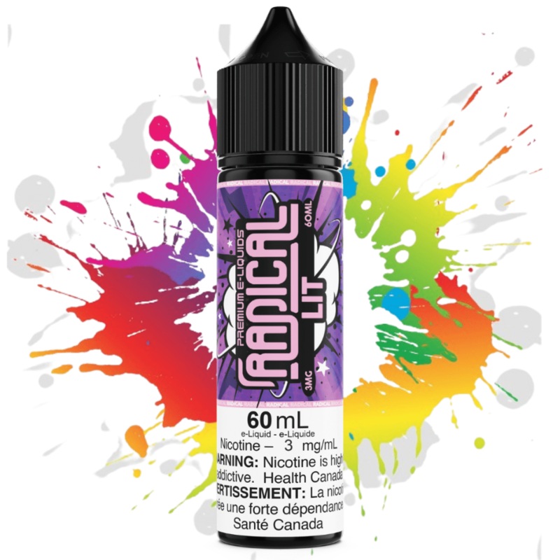 Lit by Radical E-liquid|60ml|3mg|6mg