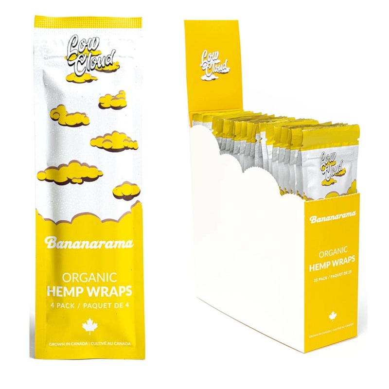 Low Cloud Organic Hemp Blunt Wraps-Bananarama