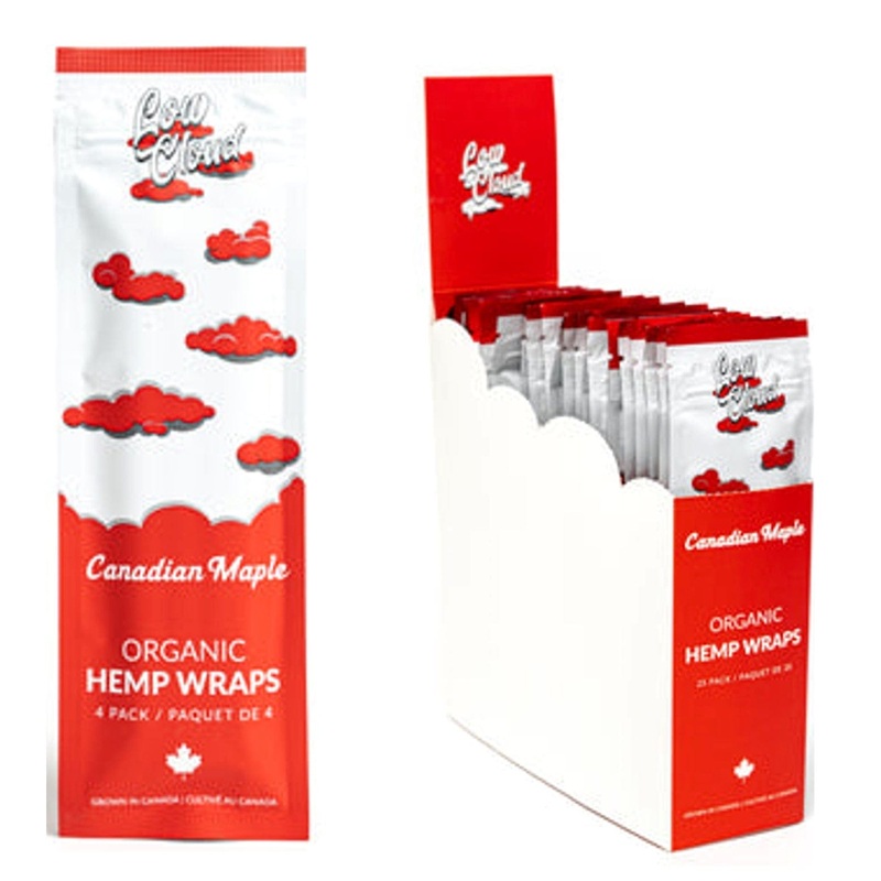 Low Cloud Organic Hemp Blunt Wraps-Canadian Maple