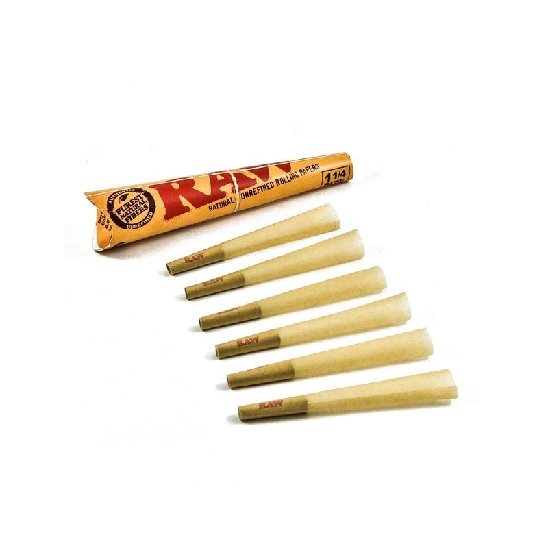 RAW Pre-Rolled Cones|Classic 1 1/4 (6pk)|Classic King Size (3pk)|Organic Hemp 1 1/4 (6pk)