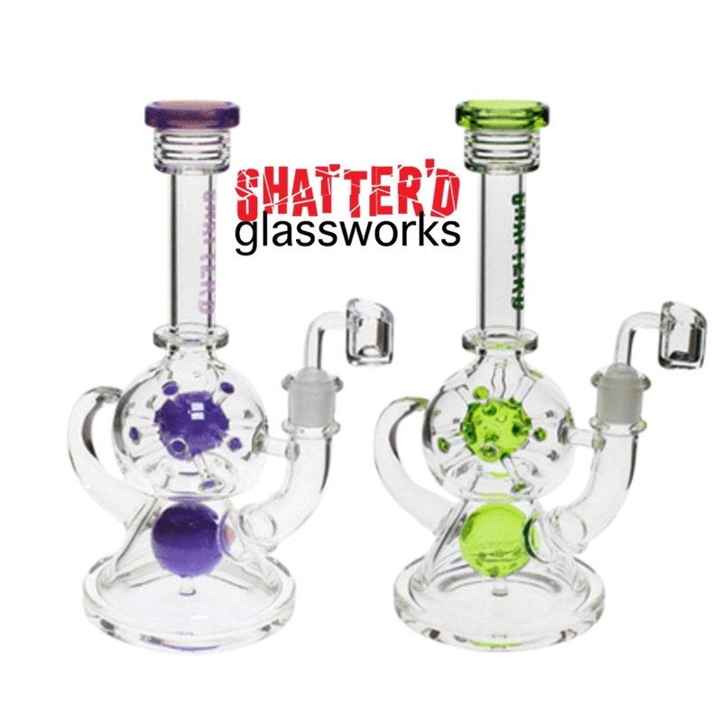 Shatter’d Glassworks Atom Dab Rig-9.5