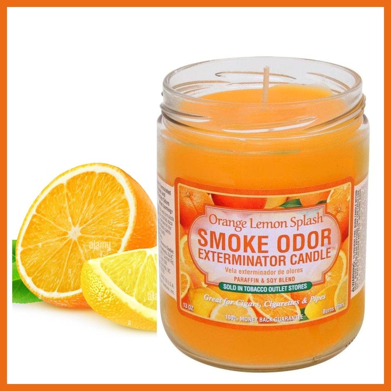 Smoke Odor Candle 13oz-Orange Lemon Splash