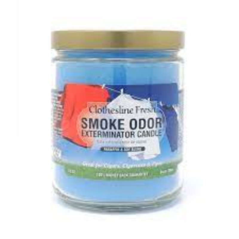 Smoke Odor Exterminator Candle 13oz- Clothesline Fresh