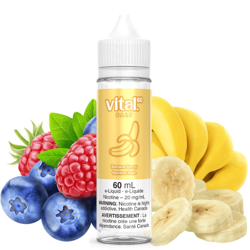 Banana Berry by Vital 60 Salt|60ml|12mg|20mg