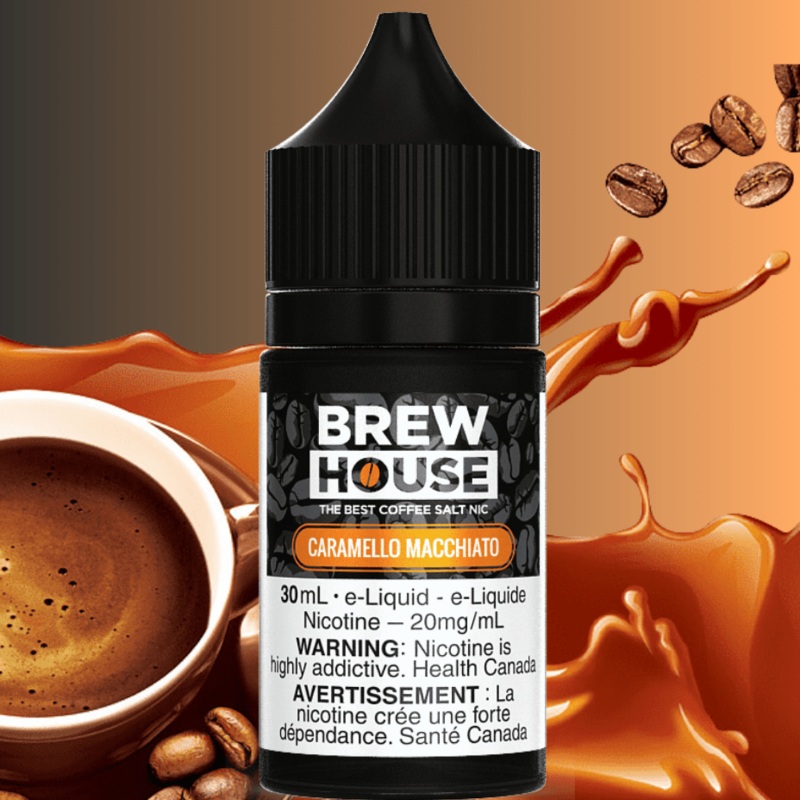 Caramello Macchiato Salt by Brew House E-Liquid