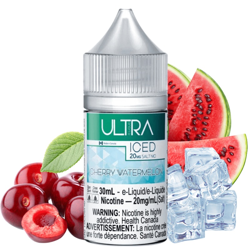 Cherry Watermelon Ice Salt by Ultra E-Liquid
