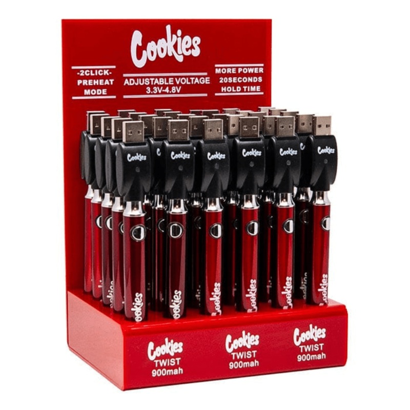 Cookies 1100 mAh 510 Battery|Red|White