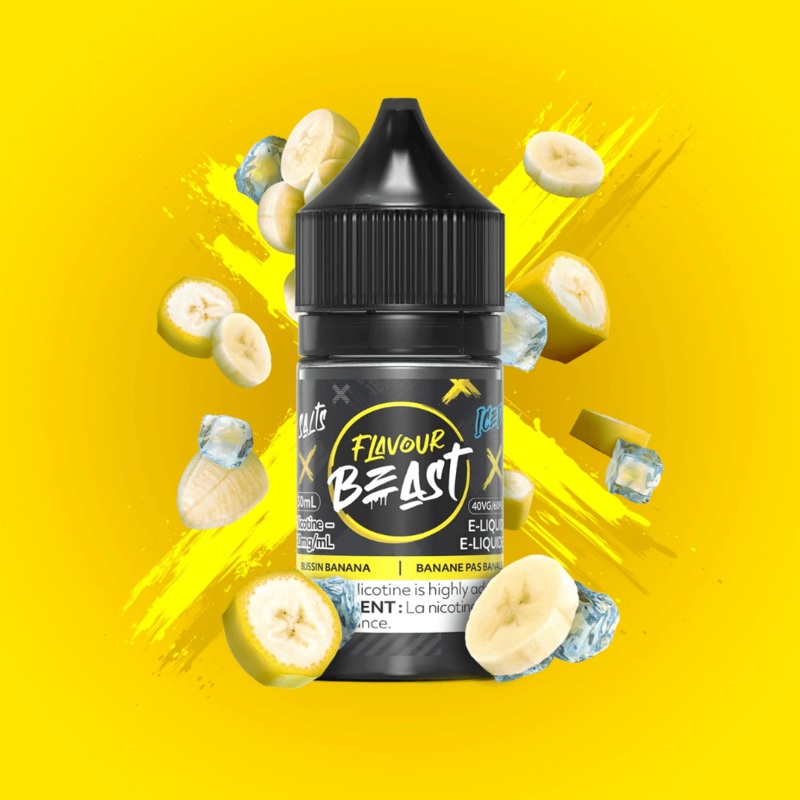 Bussin Banana Iced Salts by Flavour Beast E-Liquid