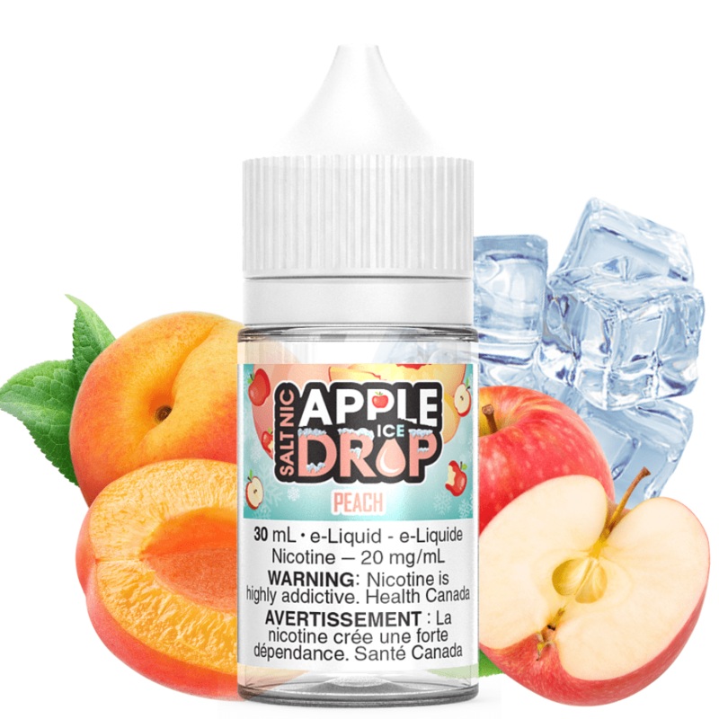 Peach Ice Salt by Apple Drop E-Liquid