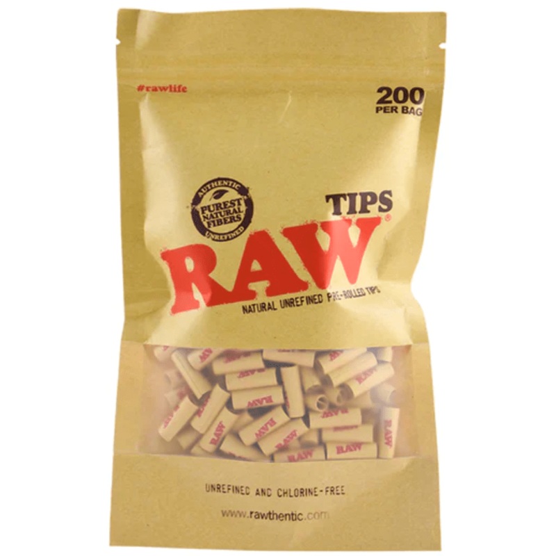 RAW Pre-Rolled Tips 200 Count|200ct