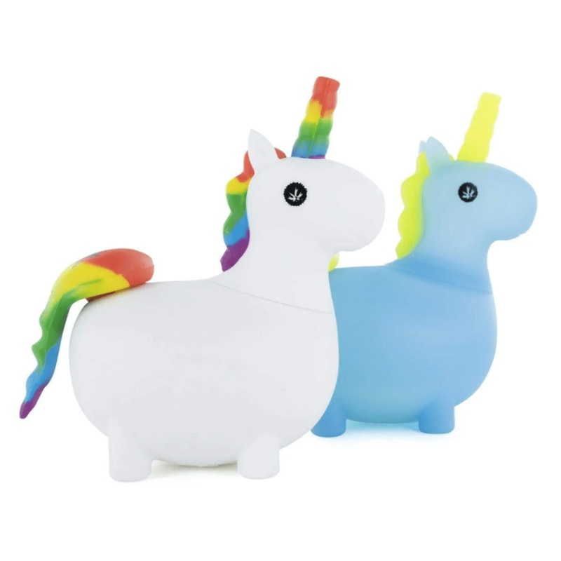 Silicone Unicorn Bubbler Pipe- 6