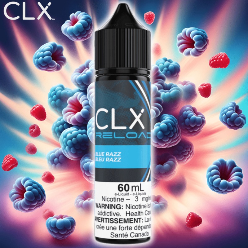 Blue Razz by CLX E-Liquid|60mL|0mg|3mg|6mg