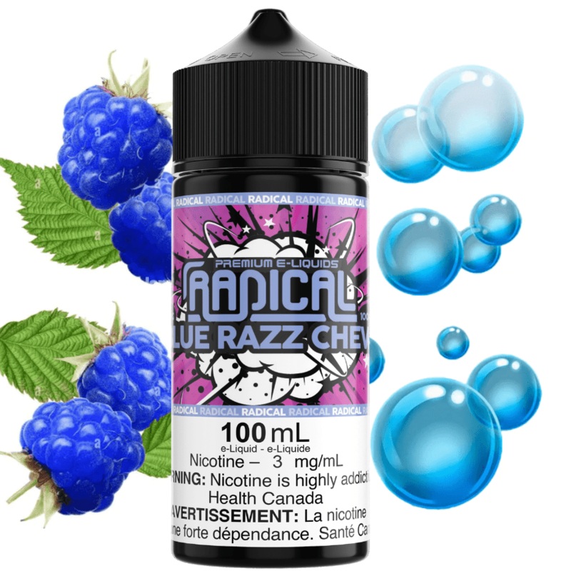 Blue Razz Chew by Radical E-liquid-100ml