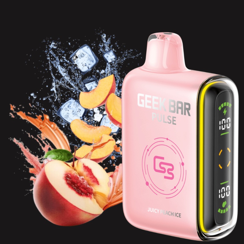 Geek Bar Pulse 9000 Disposable Vape-Juicy Peach Ice