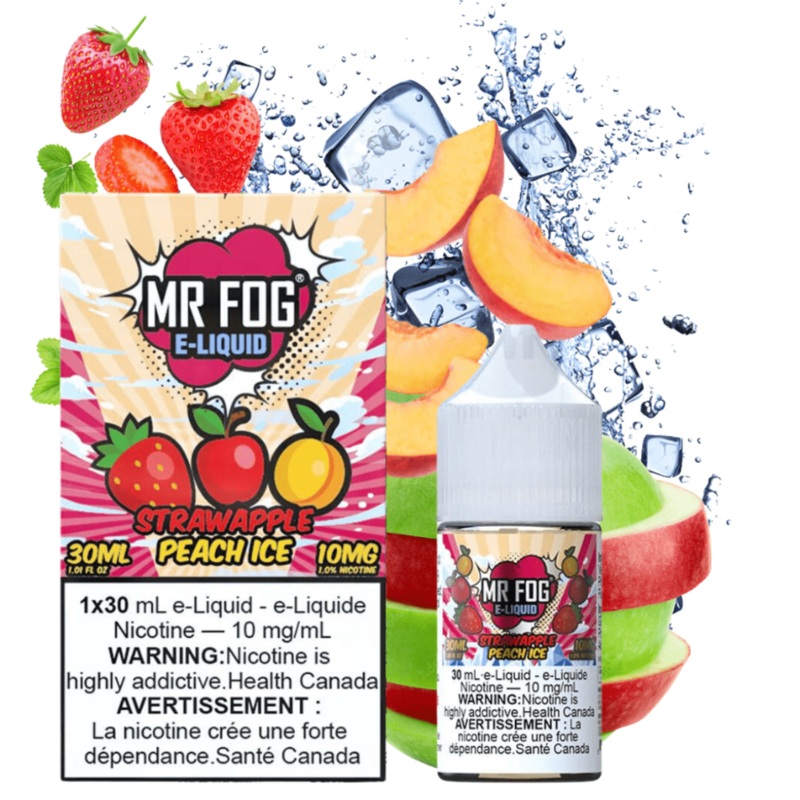 Mr. Fog Salt-StrawApple Peach Ice-30ml