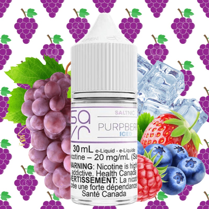 Purpberry Iced Salt by Savr E-Liquid