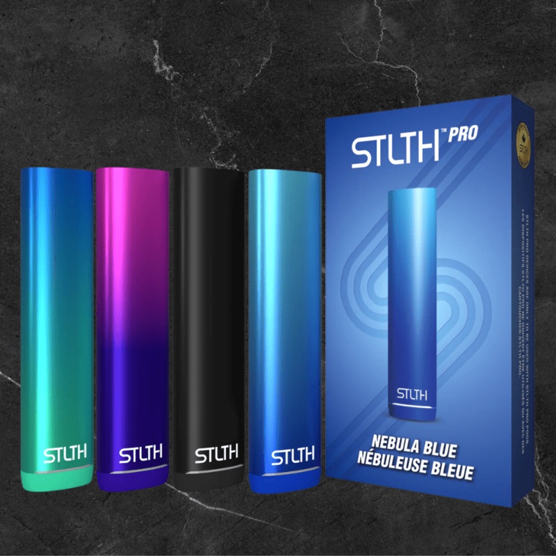 STLTH PRO Device|Black|Crimson Peach|Indigo Purple