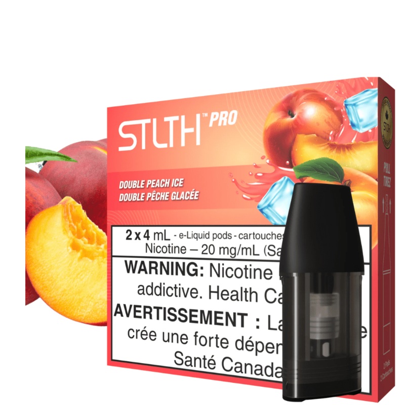STLTH PRO/PRO X Pods-Double Peach Ice