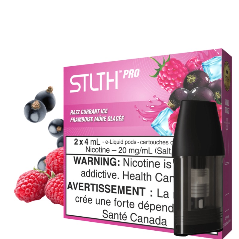 STLTH PRO/PRO X Pods-Razz Currant Ice